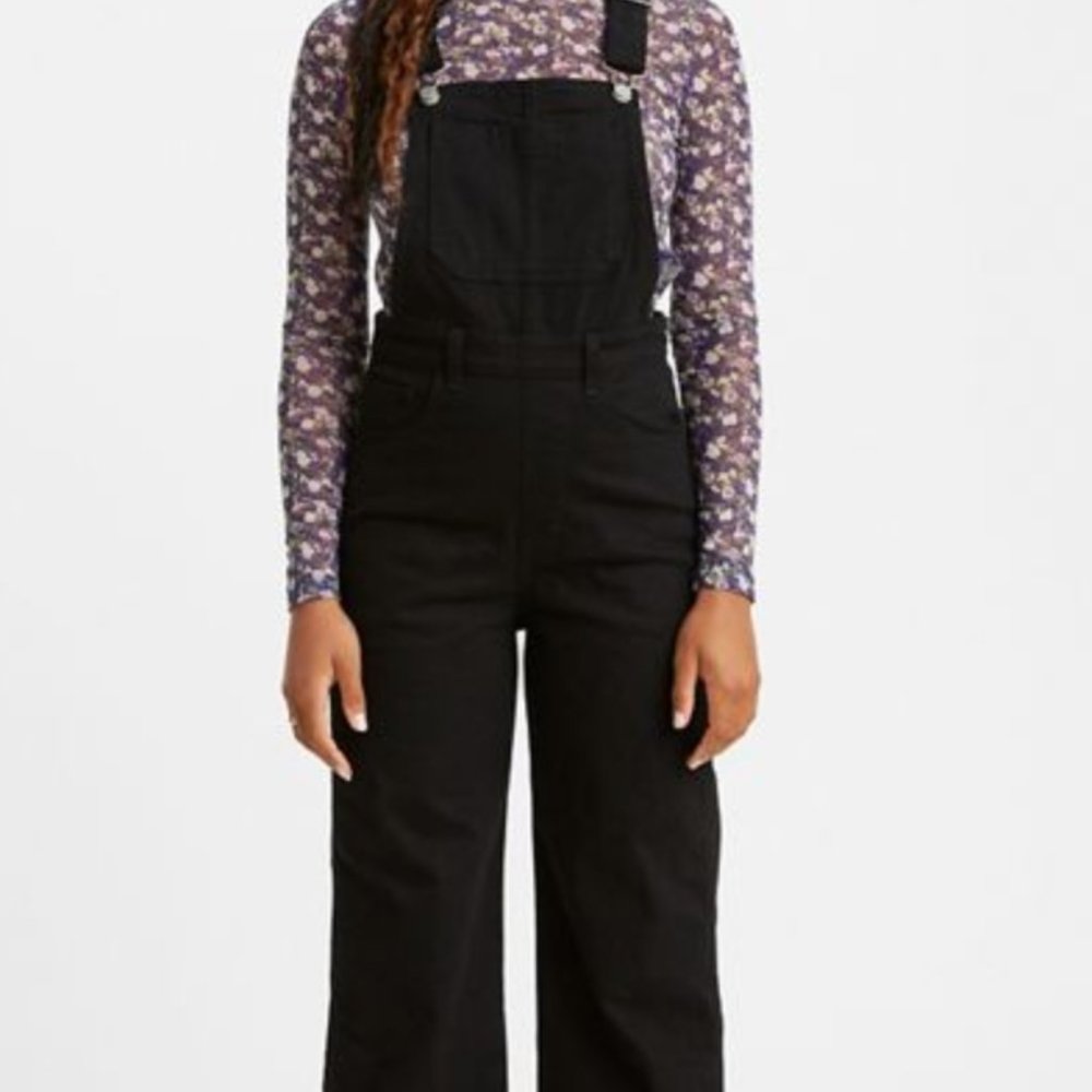Levi's High Waisted Overalls- HEMMED